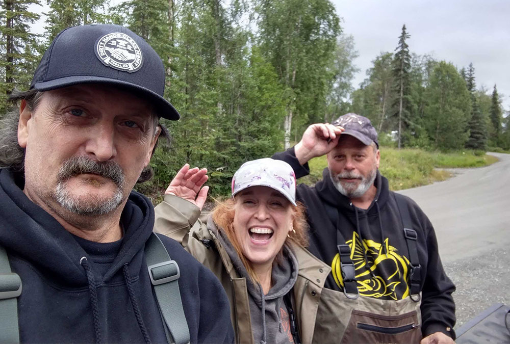 Richard with Kenai Fishing Friends